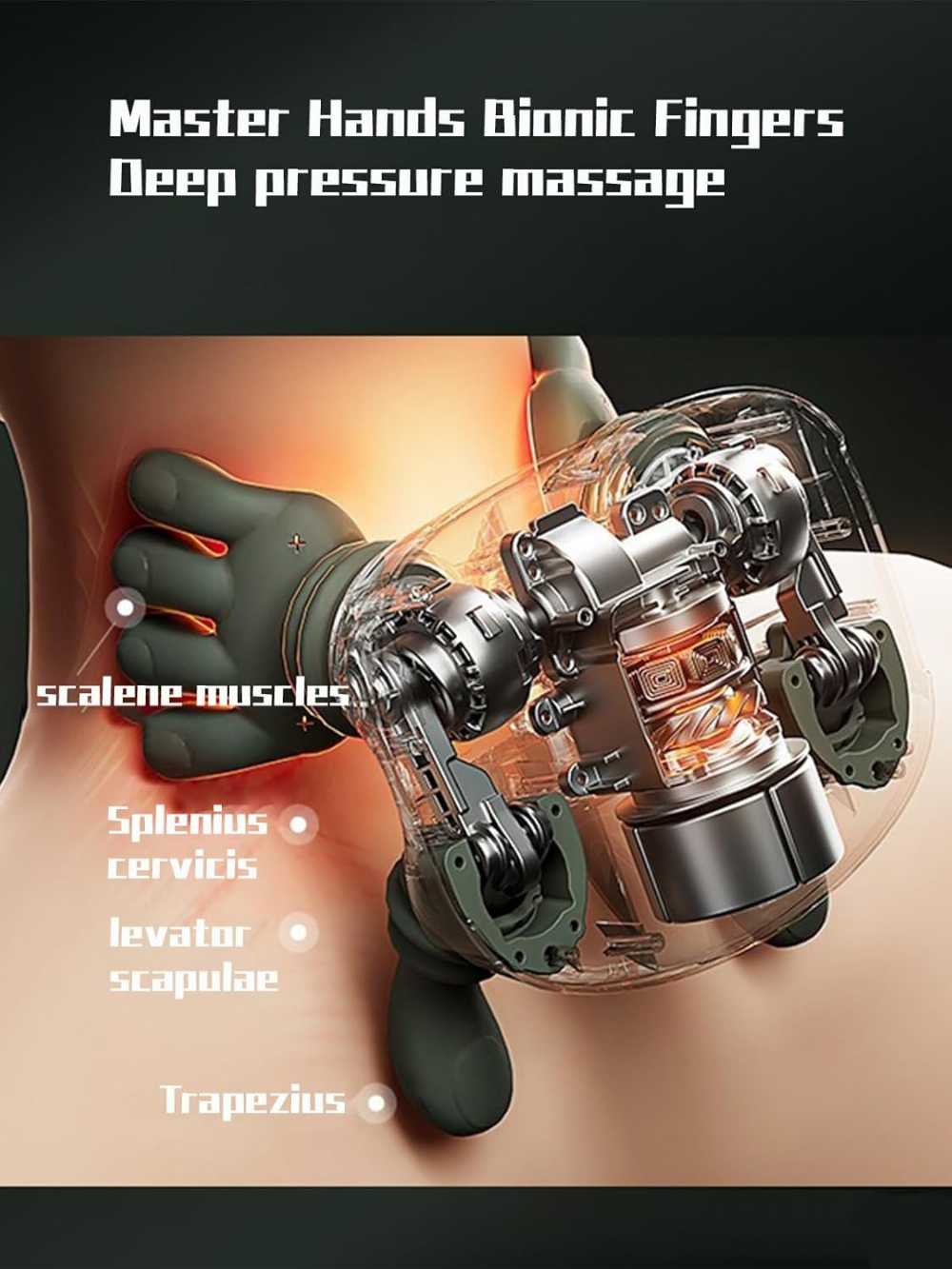 Neck & Back Massager – Deep Tissue Pain Relief | Instant Muscle Relaxation